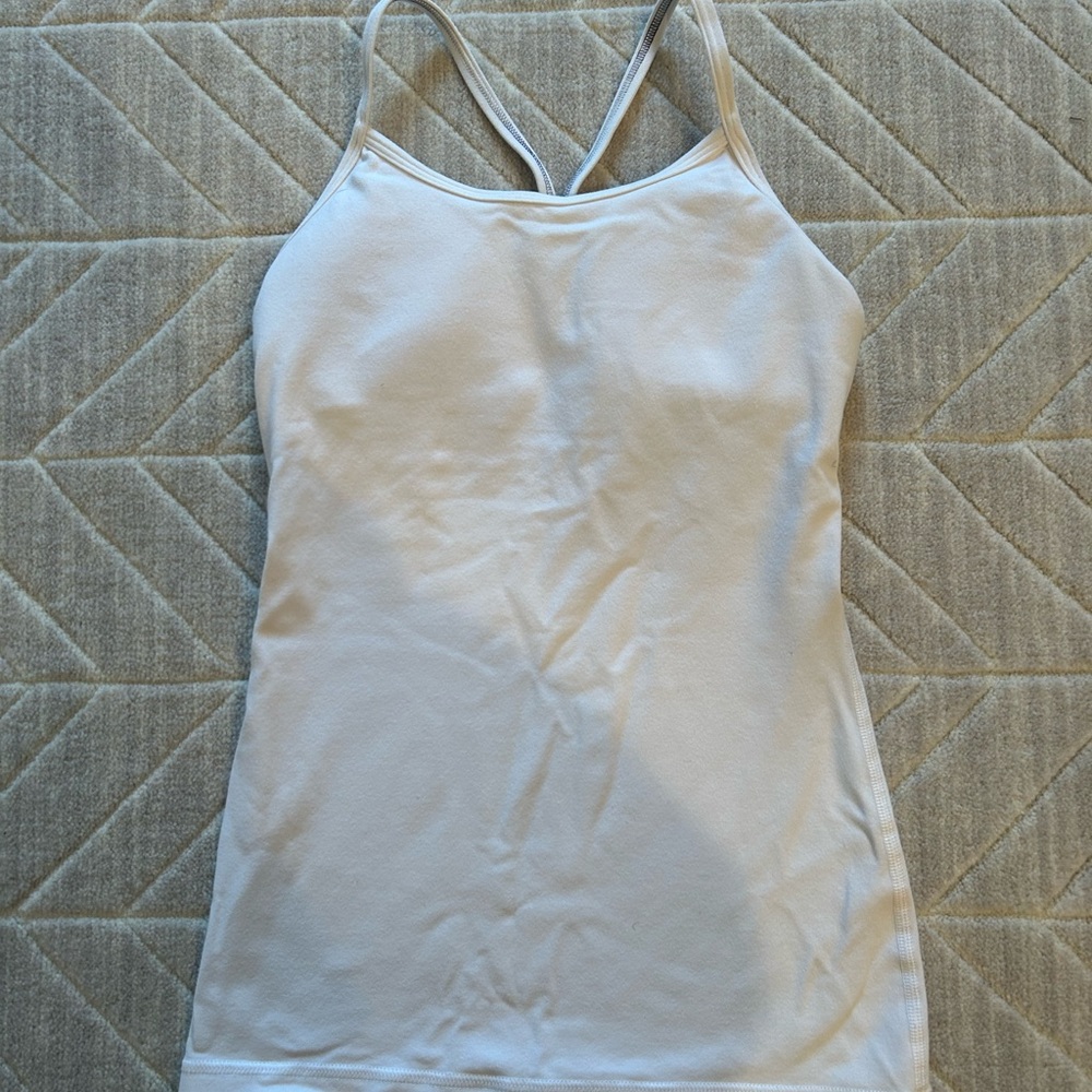 Ivivva size 10 white tank top!